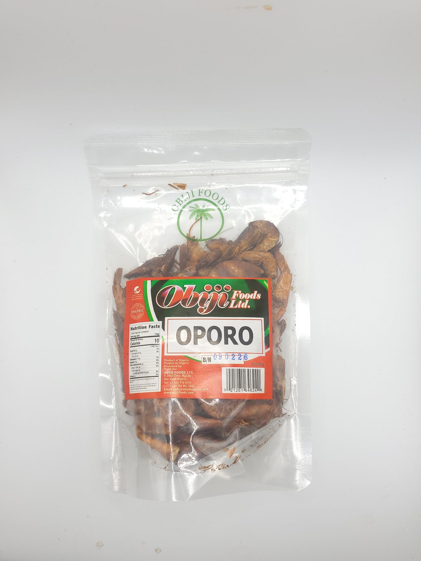 Smoked Shrimp / Prawns (Oporo) - 2 oz