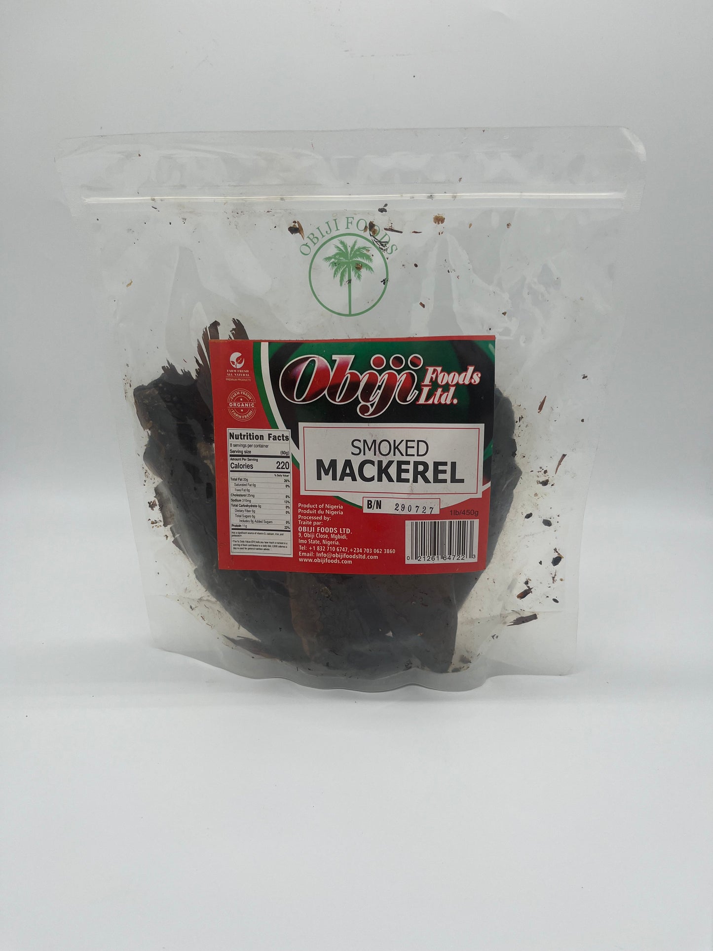 Smoked Mackerel 16oz