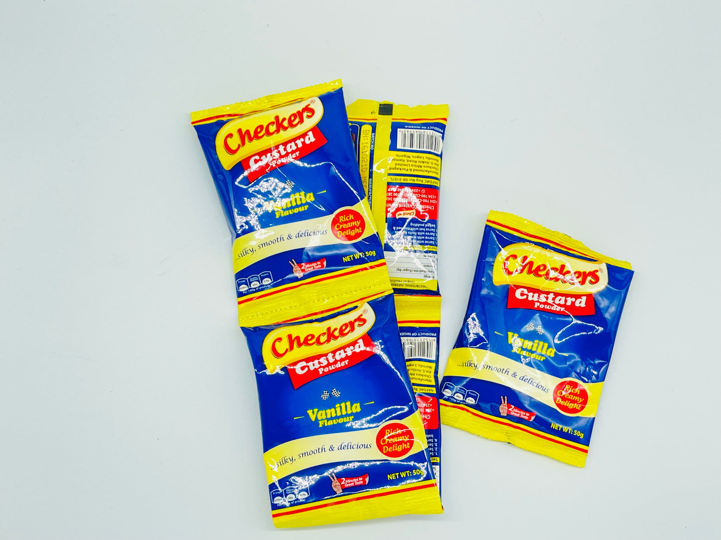 Checkers Custard Vanilla Flavor - 5 packets